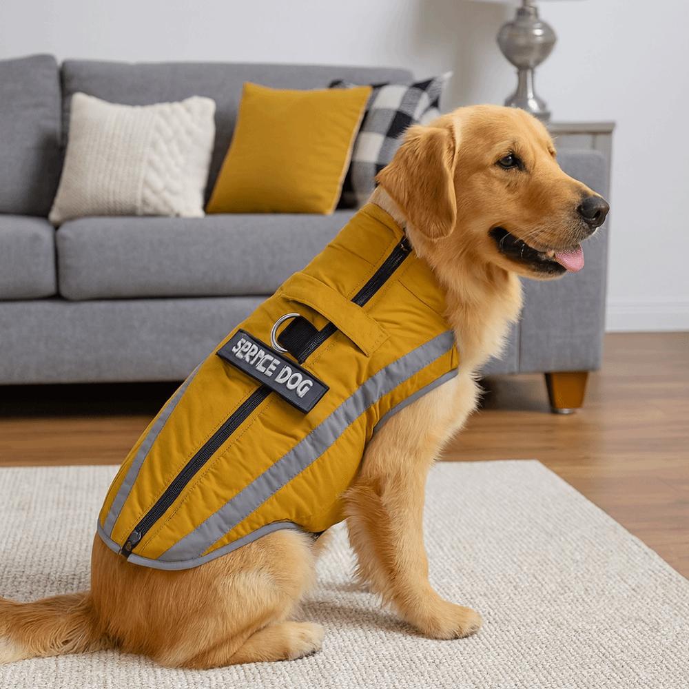 Reflektierende Hunde Weste Jacke Wasserdichte Hunde Warme Kleidung Hunde Sturmjacke Jacke Winter
