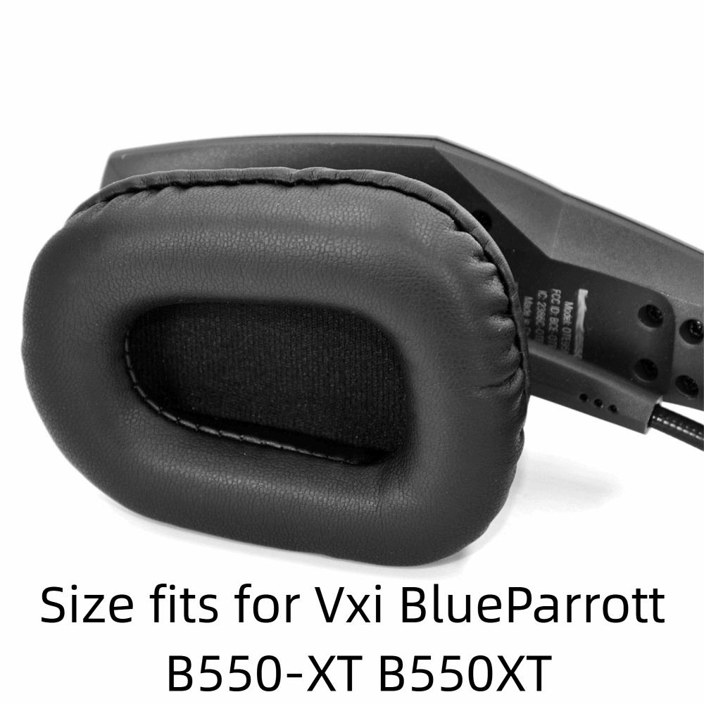 1 Pair Protein Leather Headset Earmuff for Vxi BlueParrott B550-XT B550XT Headphone Accessories