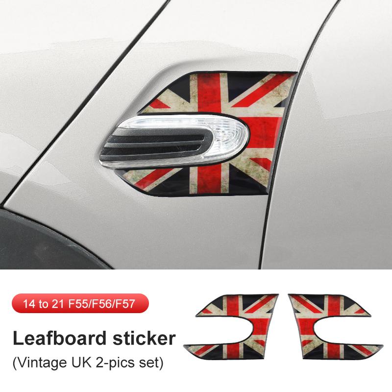 For BMW MiNi F56/55 Decorative Stickers Mini Cooper F56/55 Turn Signal Stickers Modification Interior Stickers