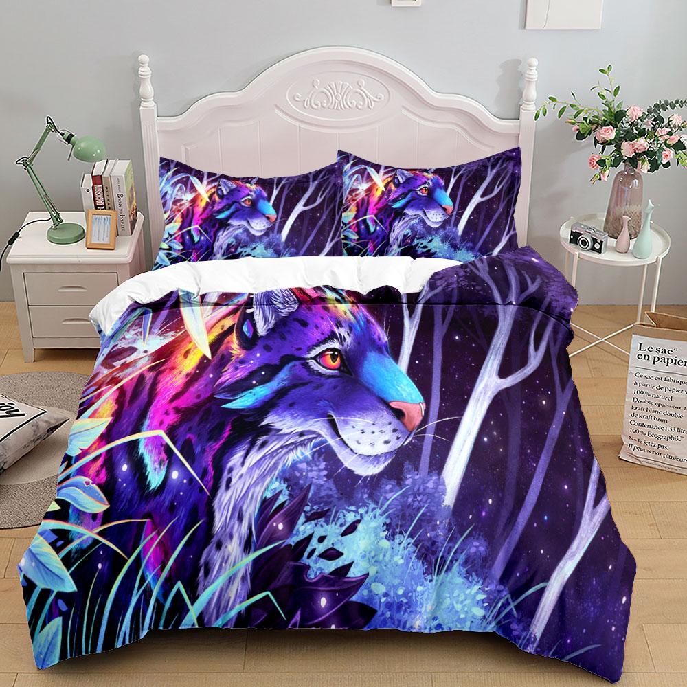 Comforter African Savannah Cheetah Wild Bedding Set King Queen Twin Single Size Pillow Cases Set