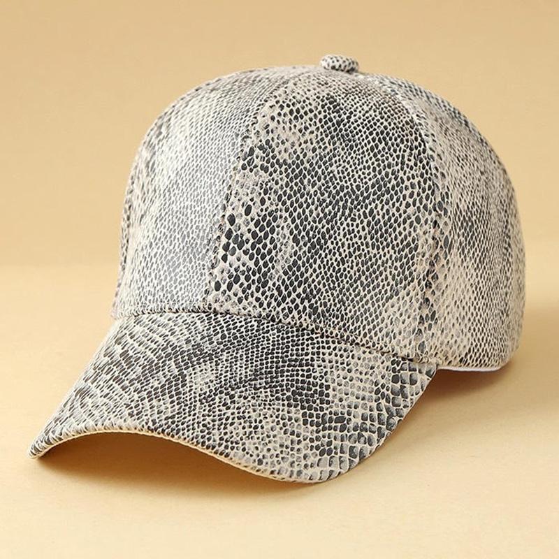 Snake Pattern Baseball Cap European and American Fashion Sports Casual Sun Protection Hat