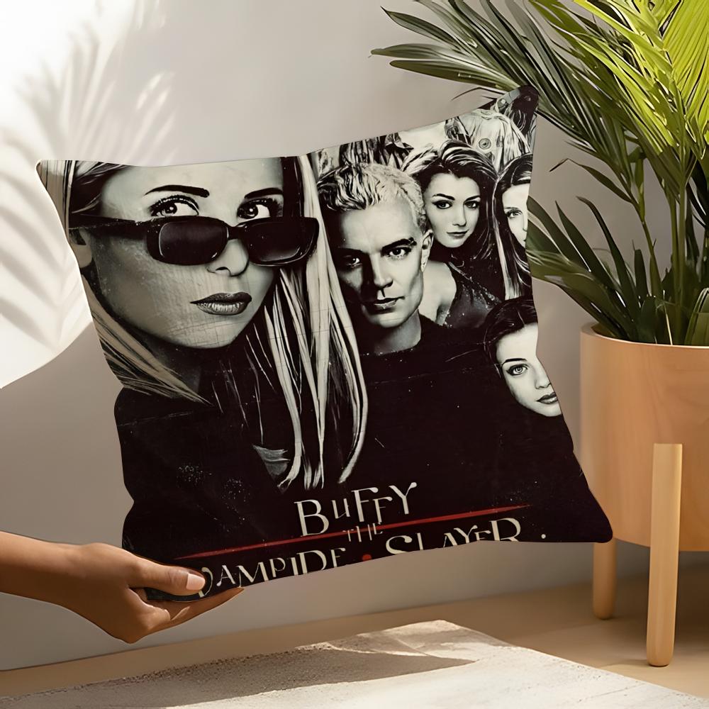Horror Series BBuffy the Vampire Slayer Linen Cushion Covers For Decorative Sofa Home Pillows Case Car Chair Pillows Cases