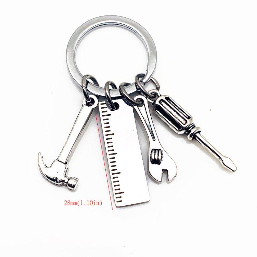 Hammer Dad Letters Keychains Dad Letters Father's Day Pendant  Father's Day Gifts