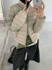 Autumn and winter new models with the same material inside and outside ribs light down jacket women's hoodie casual jacket jacket