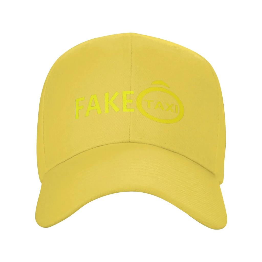 Custom Fake Taxi Driver Quote Baseball Cap Outdoor Women Men's Adjustable  Dad Hat Autumn