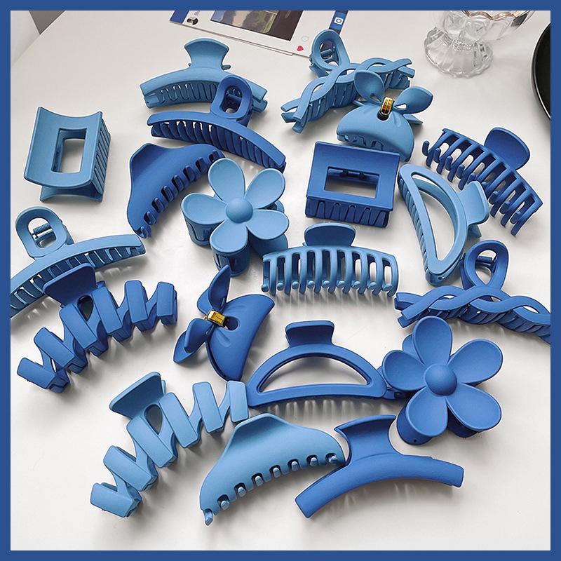 Autumn/Winter Milk Coffee Hair Claw Collection: Versatile Cutout Clips for Thick Hair