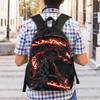 Kamado Tanjiro Backpack Demon Slayered Cool Backpacks Boy Sport Print School Bags Custom Rucksack