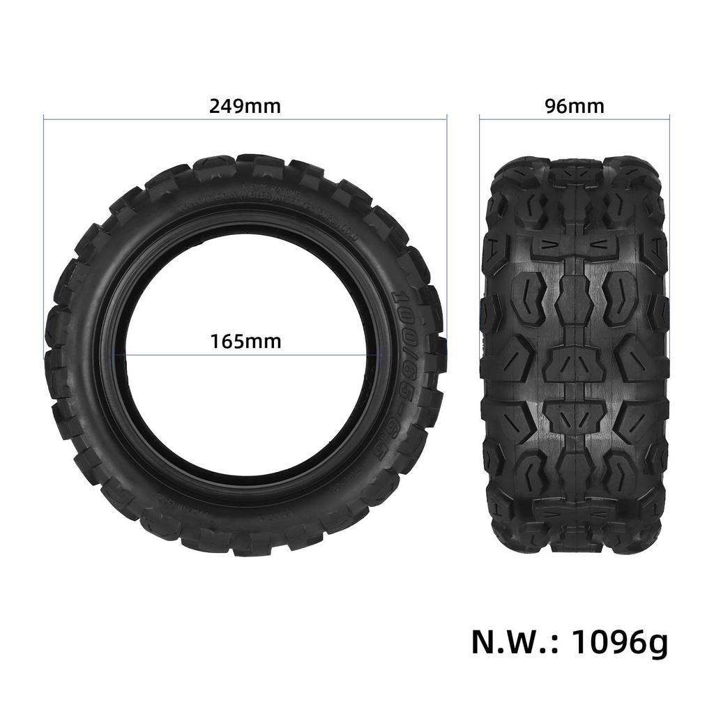 Anvelopă Off-road Vacuum Tubeless de 11 Inch 100/65-6.5 Pentru Trotinetă Electrică 11X
