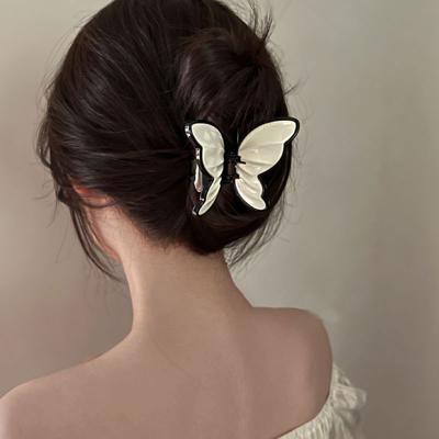 Acrylic Butterfly Hair Grab Clip Sweet Design Temperament Shark Clip Hair Clip Hair Accessories