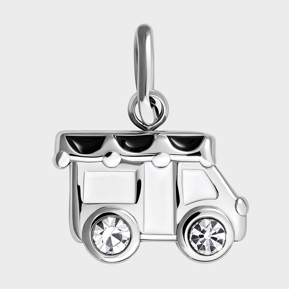 Charm Pendant Enamel Camera Lipstick Card Love Cubic Zirconia Jewelry Making for Women 316l Stainless Steel Charms