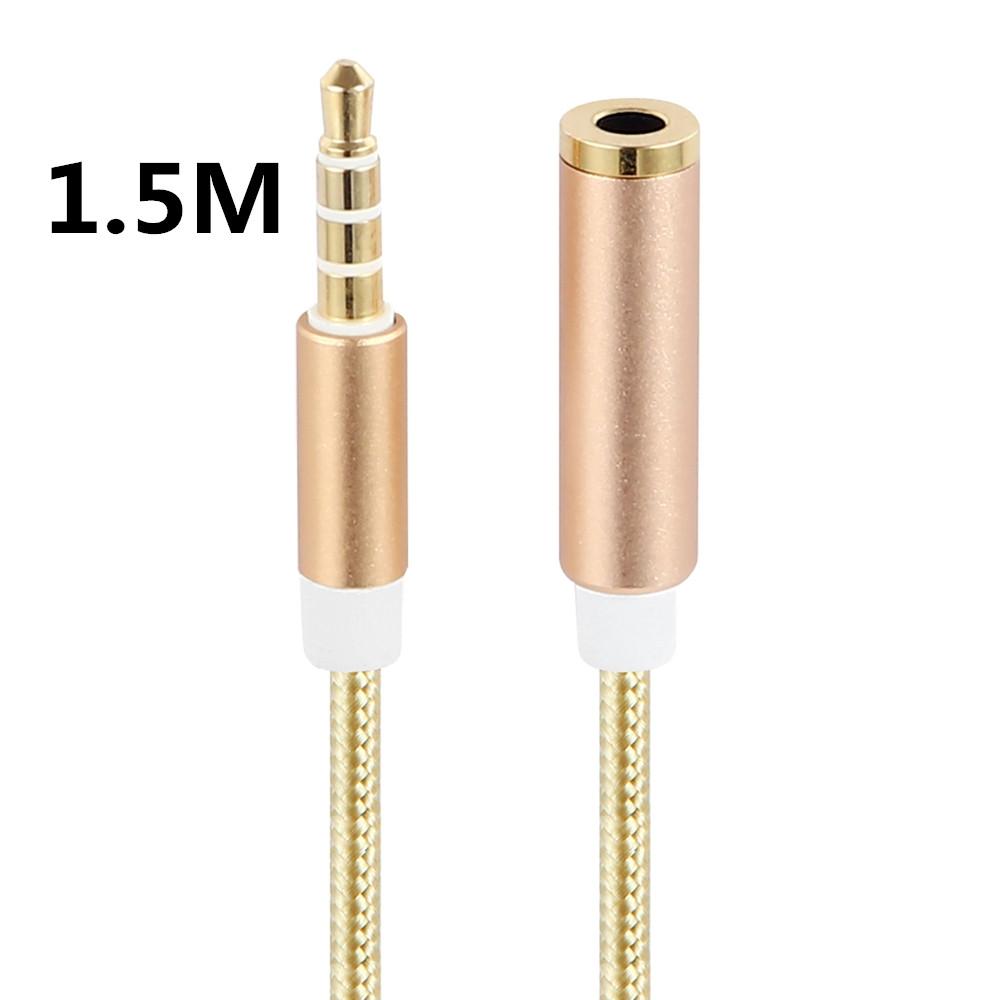 Aux Prodlužovací kabel 3,5mm Jack Stereo Sluchátka Mužský na Ženský Audio Kabel pro Počítač Telefon Zesilovač Reproduktor MP3 DVD TV Auto