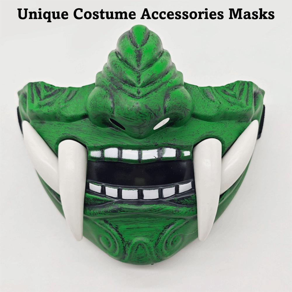 Fierce Teeth Halloween Cosplay Masks Lightweight Fang Mask  Clothing Accessories