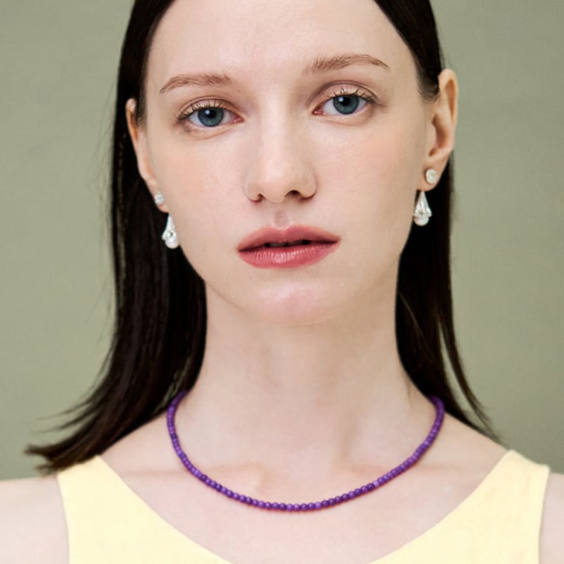 liersi Velvetpearl natural stone earrings