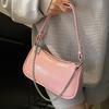 Trendy Personality Simple Spice Girl Wind Snake Pattern PU Armpit Bag Niche Temperament Casual Versatile Shoulder Bag Women