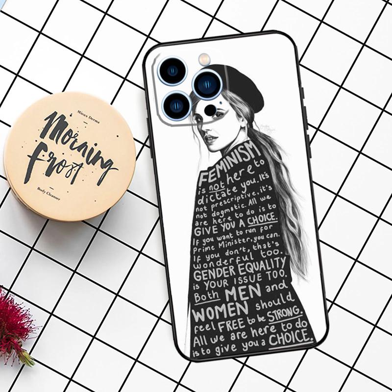 Feminist Feminism Case For iPhone 11 12 13 14 16 15 Pro Max 7 8 Plus 12 13 Mini XS MAX X XR Cover Coque
