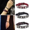 Punk Leather Spike-Bracelet Vintage Belt Buckle Bracelet Star Leather Cuff