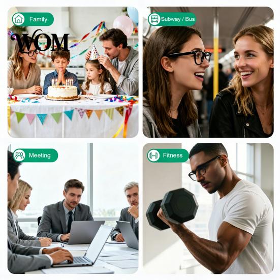 Push And Slide Camera Cover Privacy for Meta Smart Glasses, Signal Friendly Light Dimmable Sticker with Snap Design, Easy Install Lens No Tool