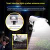 Solar Security Light Strip with Camera: Outdoor Human Induction Super Bright Street Light for Home Courtyard