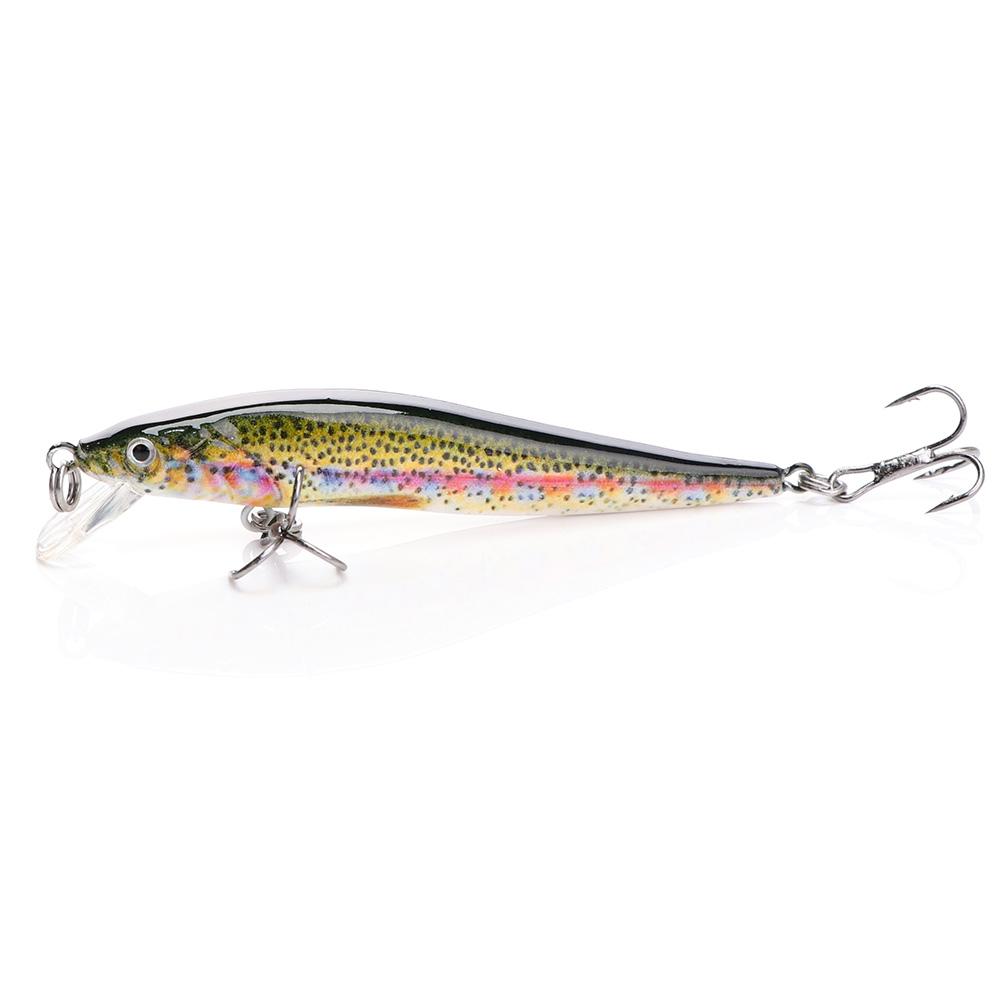 

2G/6G Mini Minnow Fishing Lure Floating Pike Wobbler Artificial Bait Black Minnow Jerkbait Crankbait Fishing Tackle Lure Quality 13g 11cm