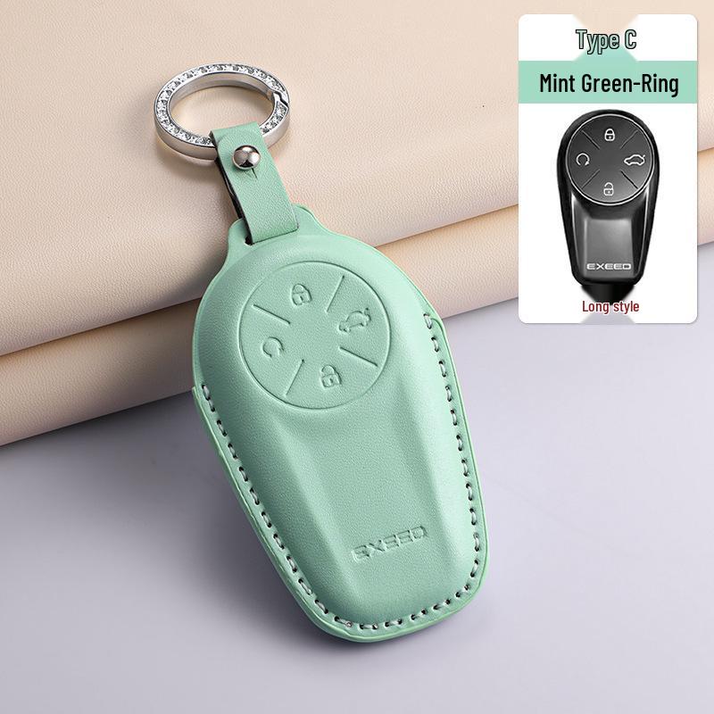 25 Chery Car Key PU Buckle Cover for Starway, Lingyun, Lanyue, Zhuifeng, Yaoguang CDM Models