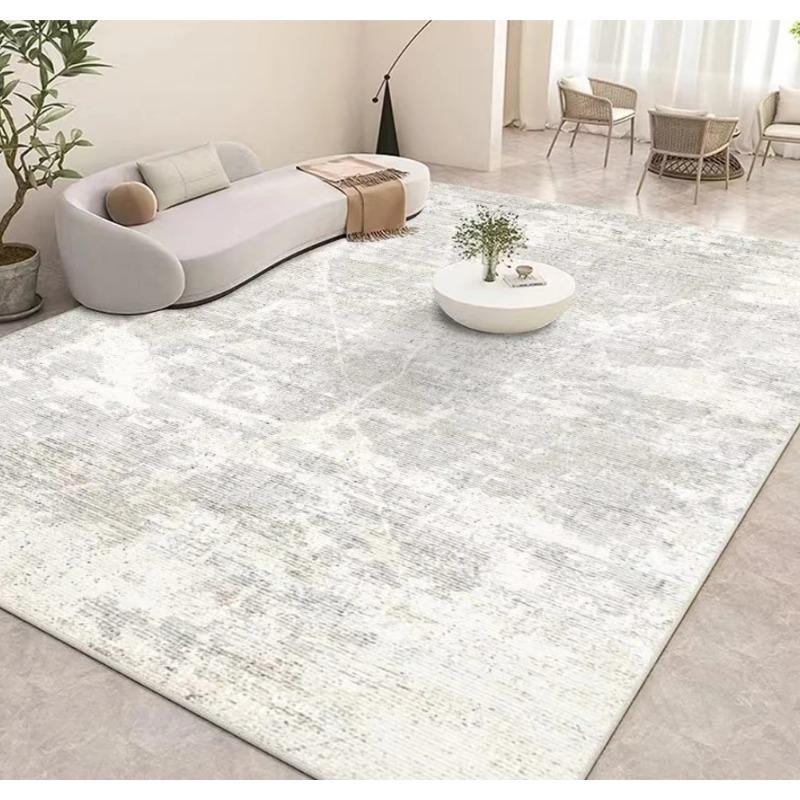 Minimalism Solid Color Carpet Japanese Style Beige Carpets for Living Room Bedroom Cloakroom Foot Mat Hall Sofa Area Large Rug