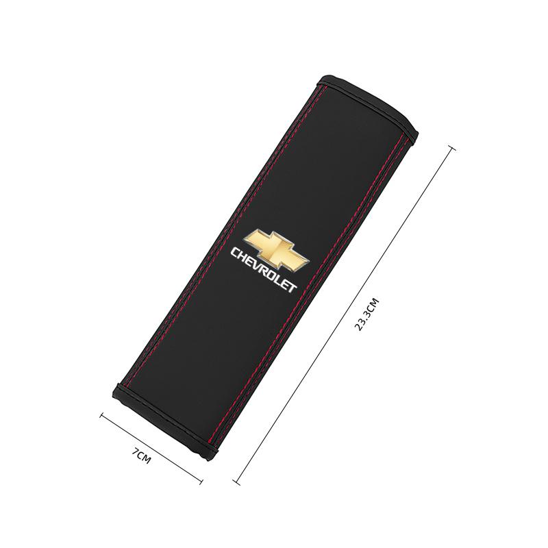 2Pcs Car Seat Belt Shoulder Cover Safety Belts Cushioning For Chevrolet Corvette Montana TrailBlazer Silverado Traverse Camaro