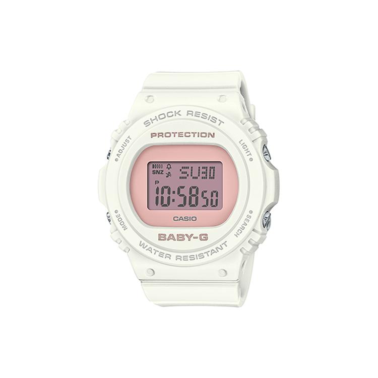 CASIO Women s BABY-G Pink Watch BGD-570-7B BGD-570-7B White Strap