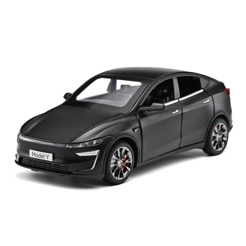 NEU 1/32 Tesla MODEL Y MODELY Legierung Auto Modell Sound und Licht Pull Back Kinderspielzeug Sammlerstücke Geburtstagsgeschenk