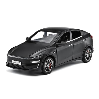 NUEVO 1/32 Tesla MODEL Y MODELY Modelo de Coche de Aleación Sonido y Luz Tire Hacia Atrás Juguete para Niños Coleccionables Regalo de Cumpleaños