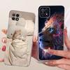 Clear For Oppo A73 5G CPH2161 Phone Case For Oppo A73 5G Cover Aesthetic Luxury Cute Cat Fashion Butterfly Funny Painted Casing