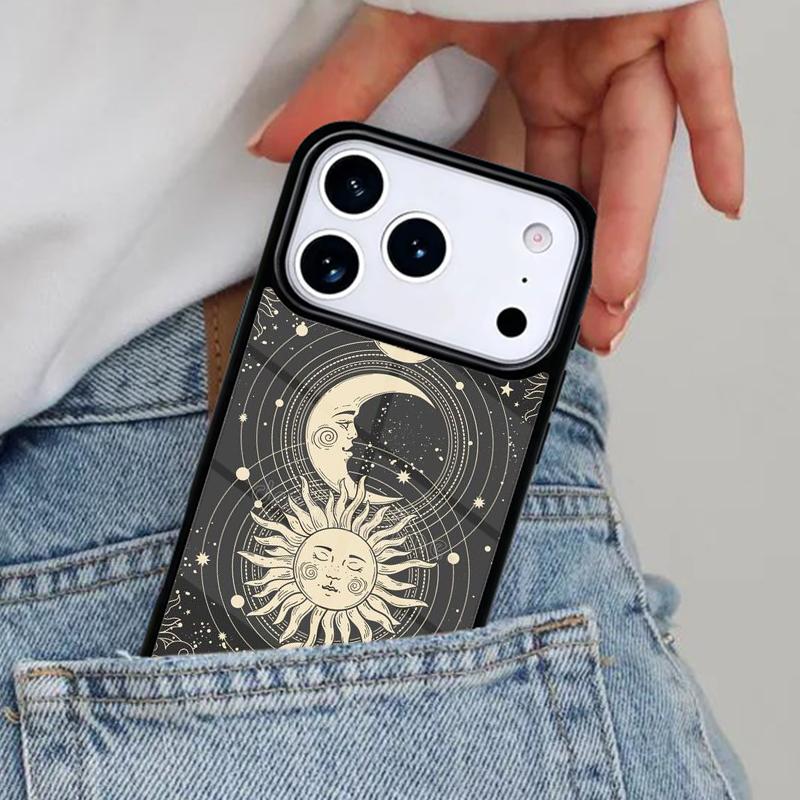 Magic Moon Tarot soft Phone Case for iPhone 17ProMax 12 13 14 15 16e 17 Pro Max Plus Air Cover