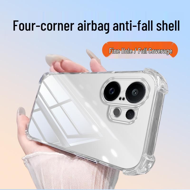 

Vivo S30/S30pro mini Transparent TPU Airbag Phone Case with Drop Protection Vivo S30 прозрачный
