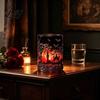 Dark Fantasy Wine Container 1200ML Halloween Bat Castle Whiskey Bottle 320ML Vintage Gothic Glass Bottle Cup Decorative Liquor Decanter Flask