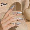 Manicure Compatible Jewelry Universal Fit Nail Ring Lightweight Adjustable Opening