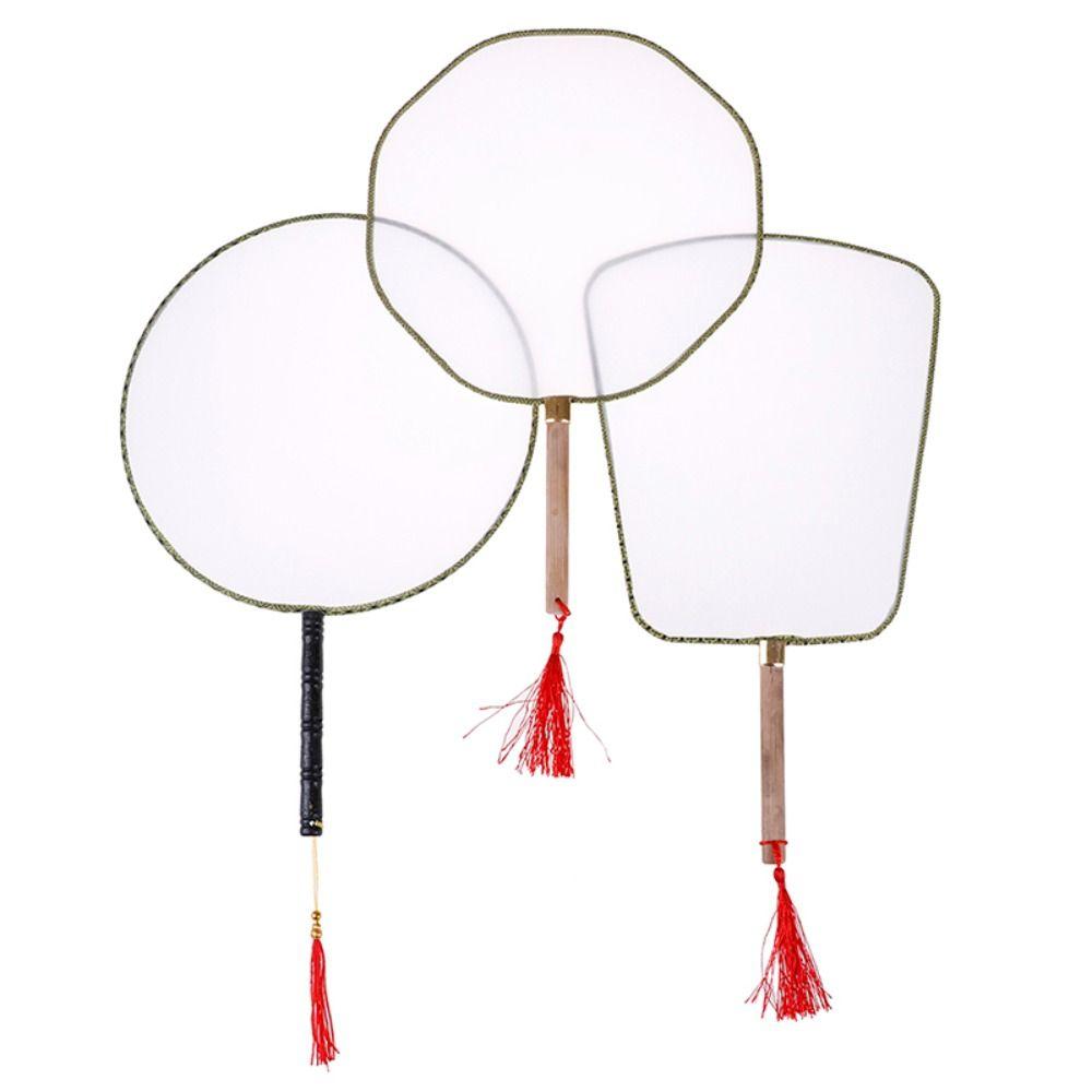 Hand Fan Desk Ornaments DIY Art Painted Fan Art Painting Material DIY Blank Fan Handmade Fan