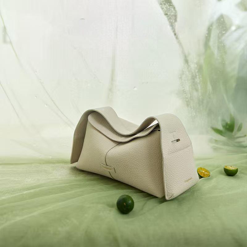 Yamashita Ear-Hanging Genuine Leather Womens Hobo Bag - Versatile Simple Handbag, Shoulder & Crossbody Bag for Commuting