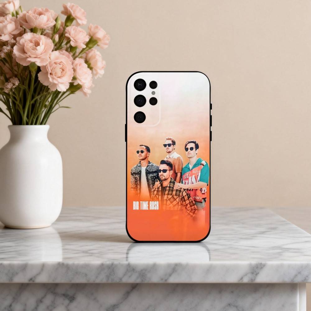 

Music B-Big-G T-Time R-Rush-H Phone Case For Samsung S25,24,23,22,30,21,10,9,Ultra,Plus,Lite,FE,4,5 G Soft Black Case Samsung S20fe