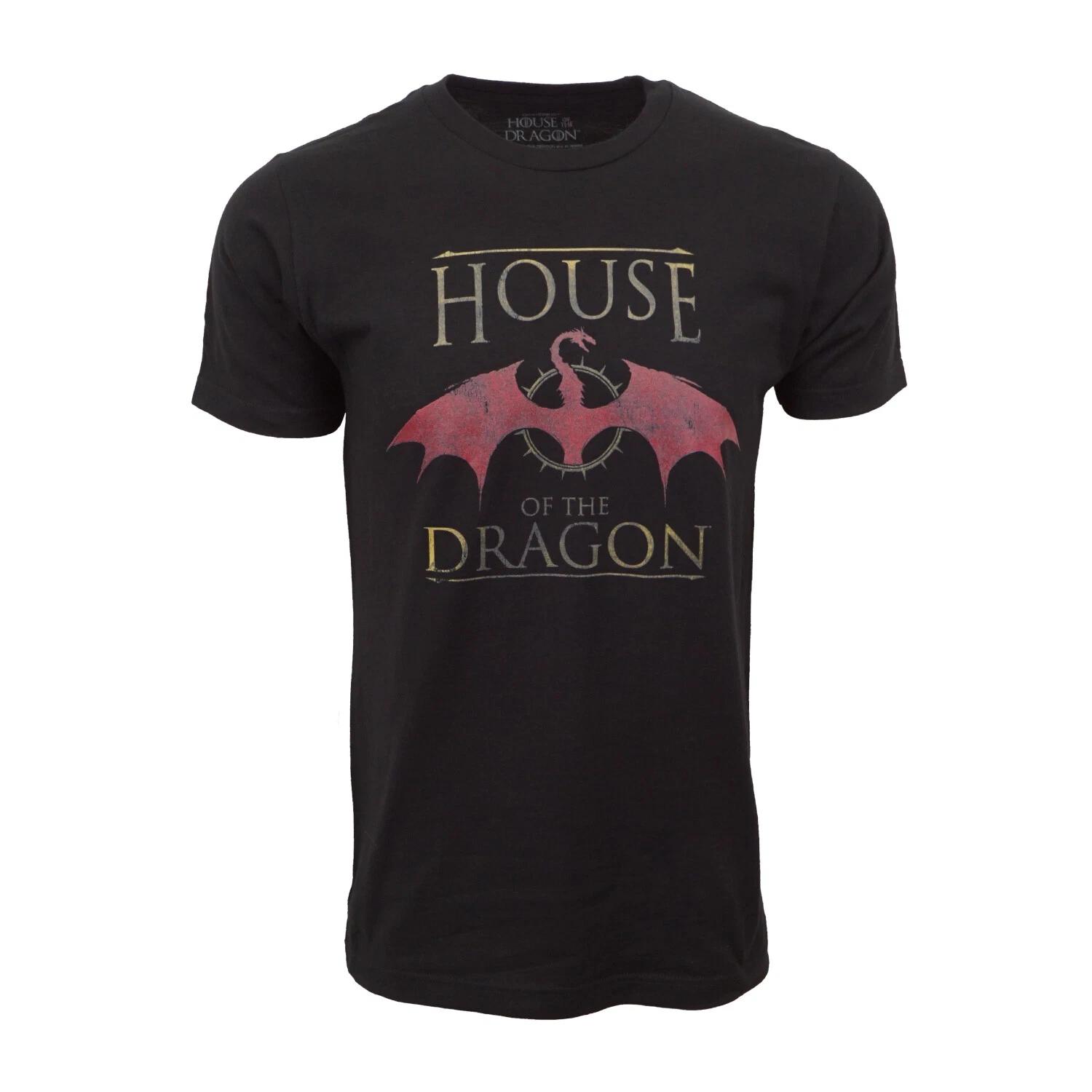 Unisex Adult Casual Graphic GAME OF THRONES HOUSE OF THE DRAGONS T ... S