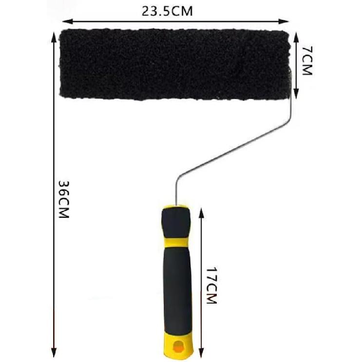 9 Inch Drywall Compound Roller, Drywall Texture Roller Brush, Putty Roller Brush Pull Flower Texture Roller Brush For Covering Wall And Ceiling