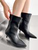 Florida Studio Everyday Edrun Stiletto Kitten Heel Mid-Calf Boots Ed2557