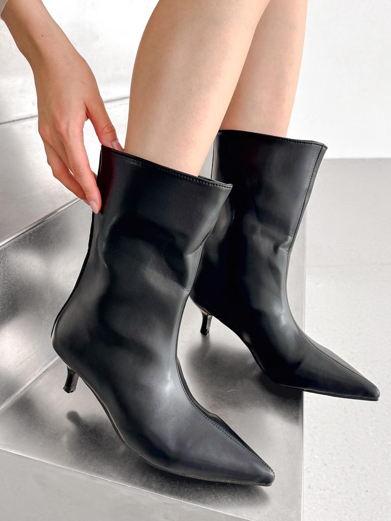 Florida Studio Everyday Edrun Stiletto Kitten Heel Mid-Calf Boots Ed2557