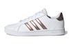 Neo GRAND COURT K Leather Breathable Low Top Skateboard Shoes White Brown Kids' EF0101