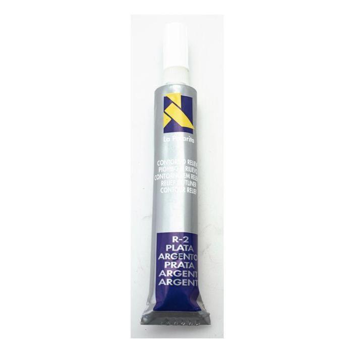 Outliner for Stained Glass Paint Silver 20 Ml