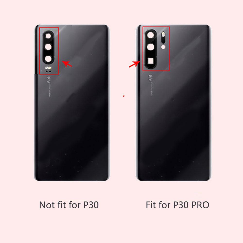 Vetro Copribatteria Backcover Posteriore con Lente Fotocamera Per Huawei P30 Pro