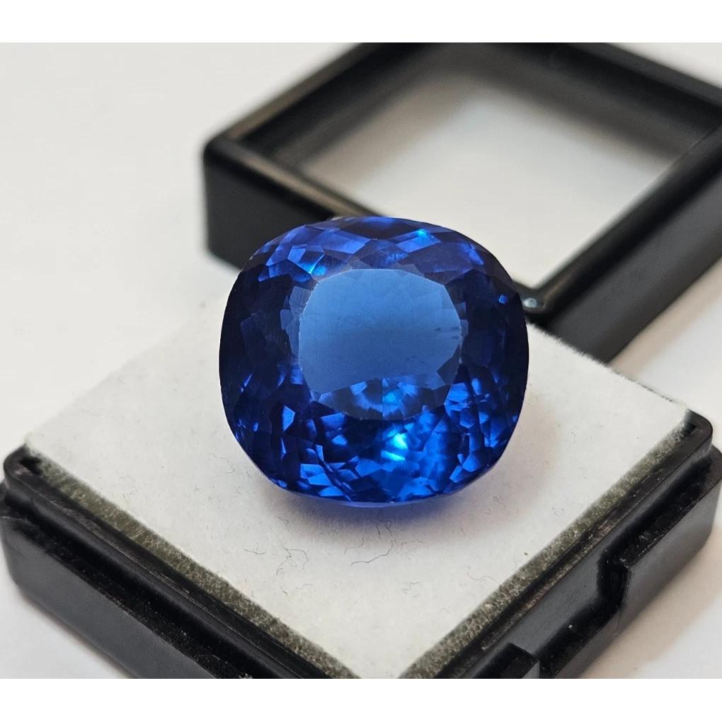 Excellent Blue Sapphire For 18+ Ct Cushion Cut Certified Loose Gemstone