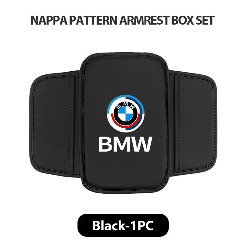 AAAPS1 Car Seat Armrest Box Pad Elbow Cushion Height Storage Pocket For BMW Performance E91 X5 E70 F11 E30 F31 X3 F25 F32 X7