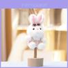 Plush Bunny Toy Keychain With Soft Short Plush For Girls Gift And Bag Decoration