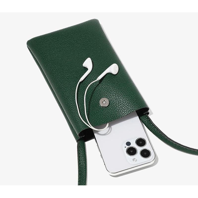 Casual Woman Mobile Phone Bag Crossbody Solid Small Shoulder Bag Hasp Summer Designer Bag Ladies Clutch Bags and Purses