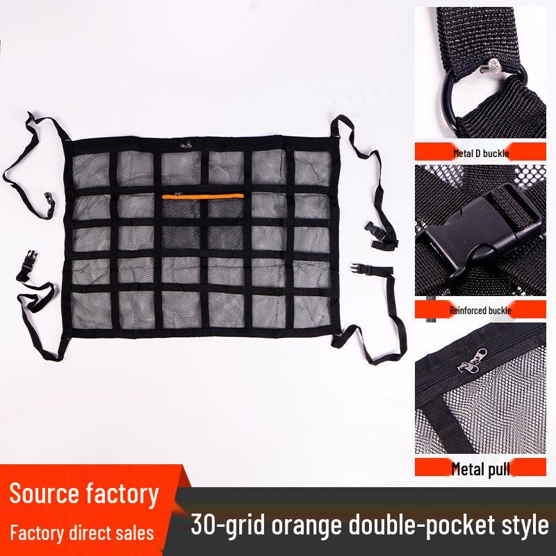 Car Roof Luggage Organizer Net Pocket Hanging Storage Bag