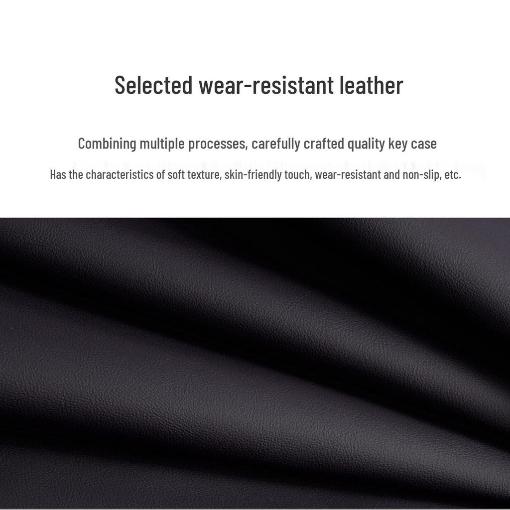 Leapmotor C11/C01/T03 2024 Pouzdro na klíče - Plně ochranný kryt pro muže a ženy, Vysoce kvalitní černá textura.